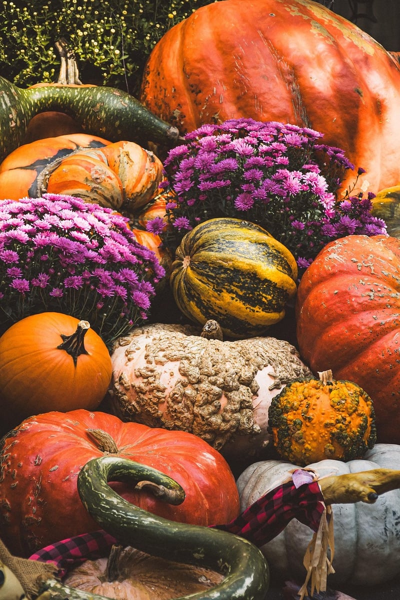 Fall foliage arrangements